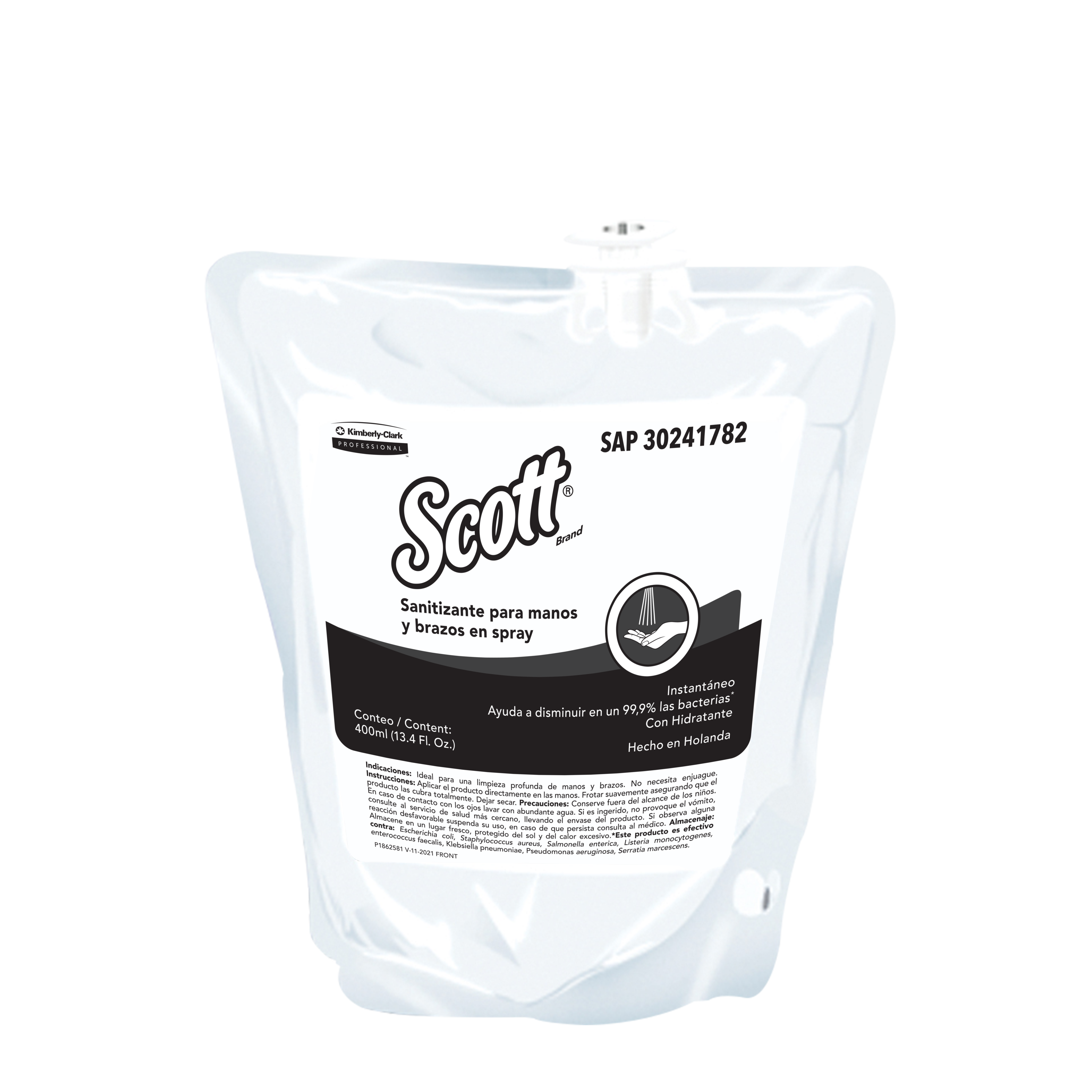 Scott Sanitizante en Spray para manos y brazos