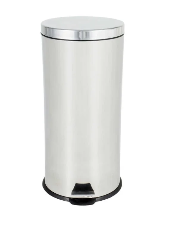 BASURERO INOX C/PEDAL 30L SP93730