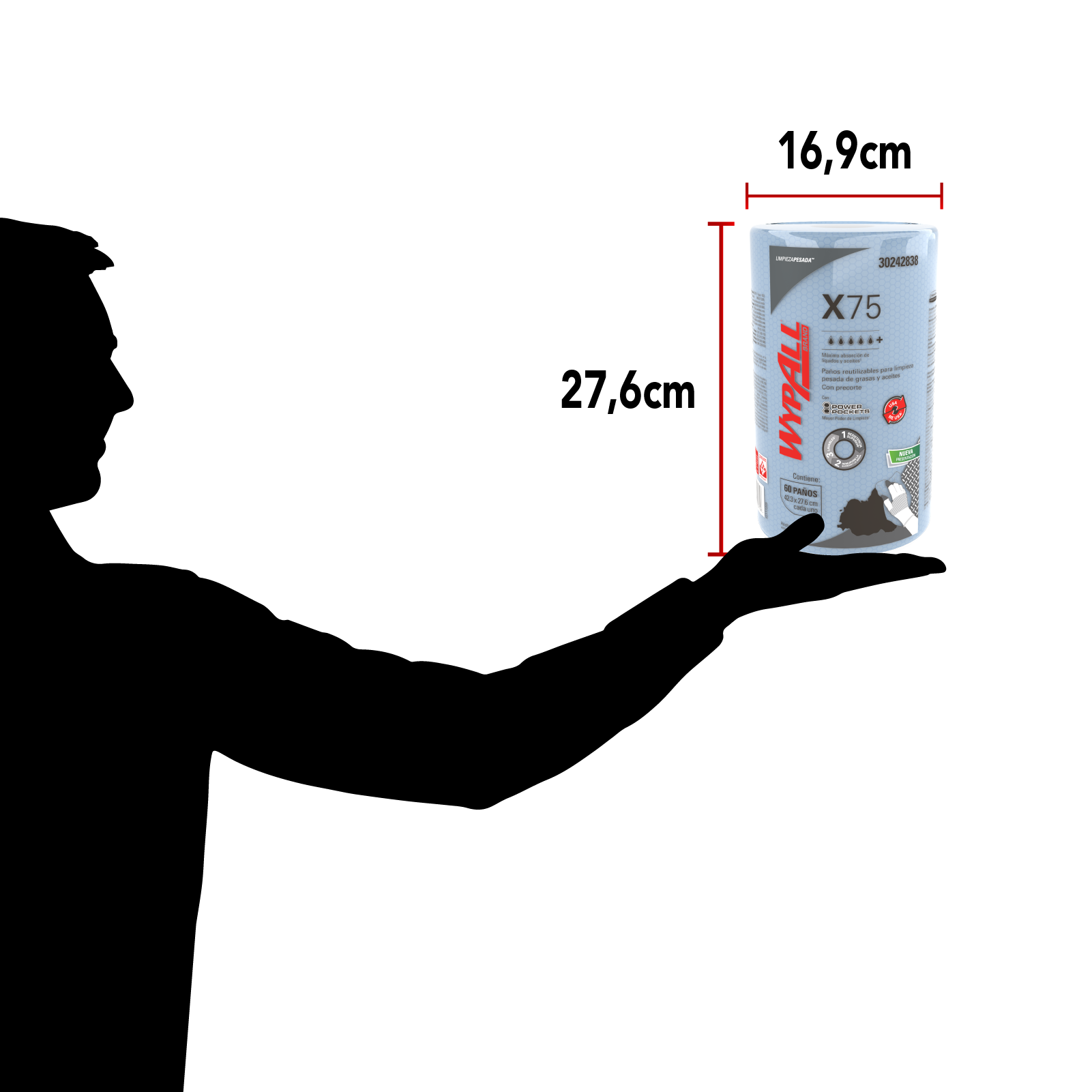 KCP PAÑO IND X-75 RR  6X1X60